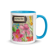 Load image into Gallery viewer, Create Flower Mug with Color Inside
