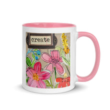 Load image into Gallery viewer, Create Flower Mug with Color Inside
