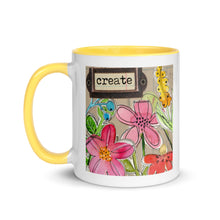 Load image into Gallery viewer, Create Flower Mug with Color Inside

